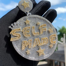 Load image into Gallery viewer, Custom Style SelfMade Simulated Diamond Pendant With Chain - TBD3006